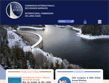 Tablet Screenshot of icold-cigb.org